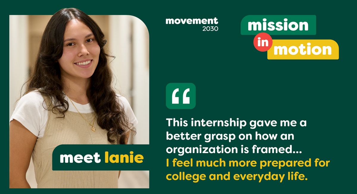 Finding Her Path: How an Internship Sparked Confidence, Purpose + a Vision for the Future 